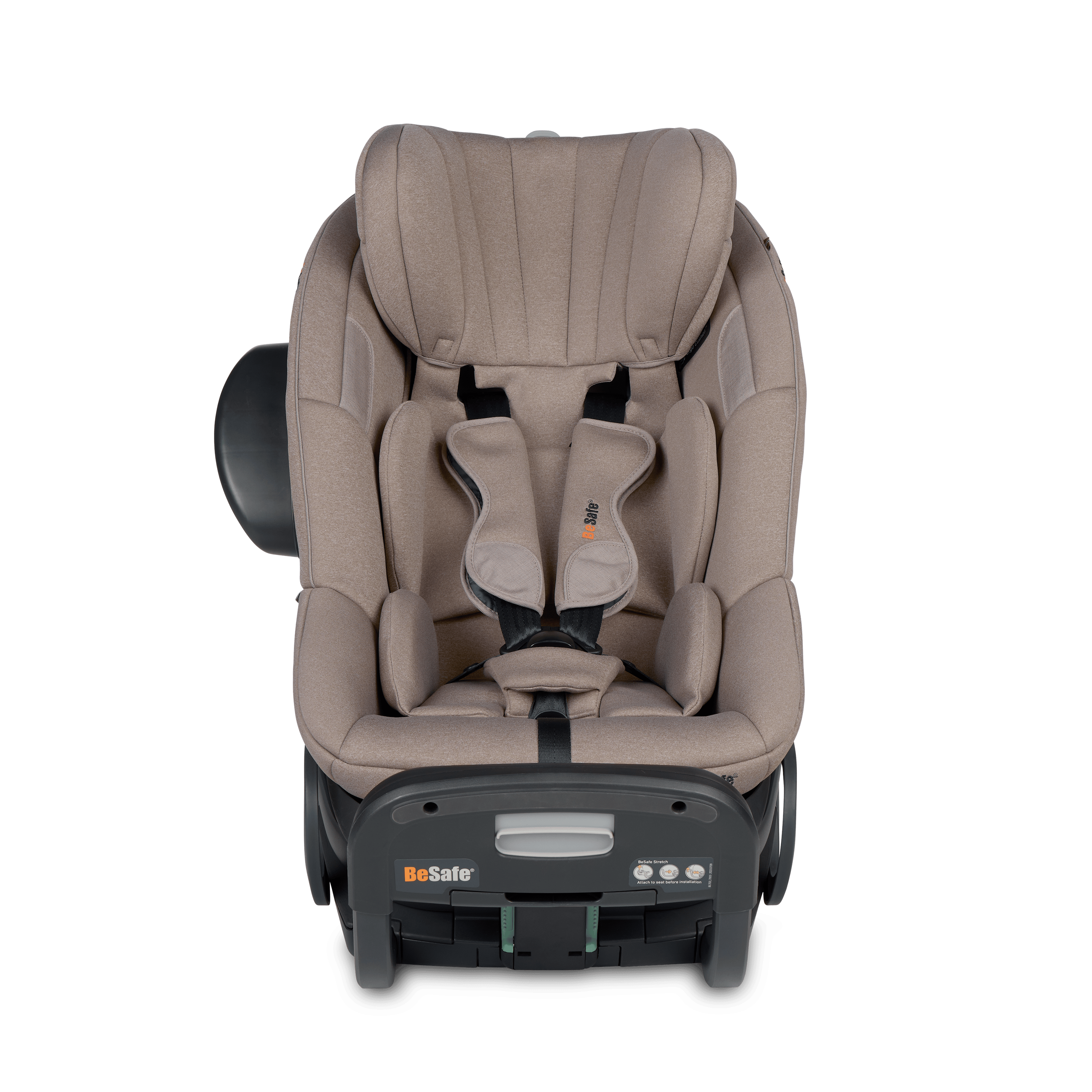 Silla de coche Stretch² 6M-7Y / 61-125 cm, color arena oscuro, brisa suave.