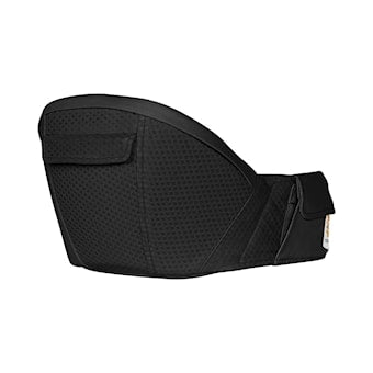 Cangurera Alta 2 en 1 con Asiento de Cadera, Negro Ónix